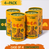 Sugar-Free Peanut Butter Bites — 30g protein per container, 4 ingredients - 4 pack
