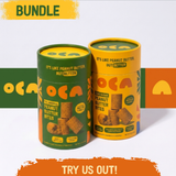 Bundle - Regular and Sugar-Free Peanut Butter Bites — 30g protein per container