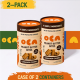 Cinnamon Churro Peanut Butter Bites — 30g protein per container, 4 ingredients